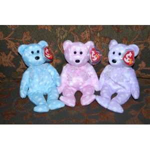   Ty Beanie Baby Bears Trio Bubbly, Fizz, Toast: Everything Else