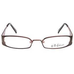   5028 641 Dark Olive Red Brick Eyeglasses