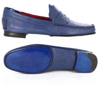New $900 Sutor Mantellassi Blue Shoes 12/11  