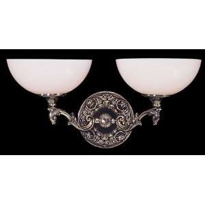   Napoleonic 2 Light Bathroom Lights in French Brass: Home Improvement