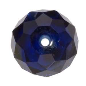  Swarovski Crystal #5040 6mm Rondelle Beads Dark Indigo (10 