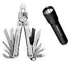 Leatherman Super Tool 300 Multi Tool and Monarch 400 LED Flashlight 