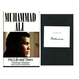 Muhammad Ali Signed His Life and Times Book: Sports 