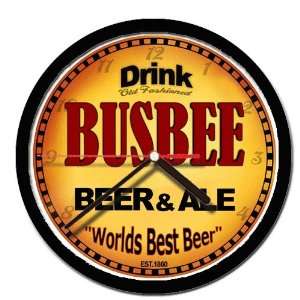  BUSBEE beer and ale cerveza wall clock: Everything Else