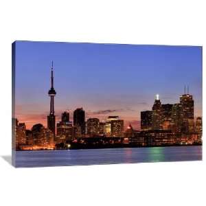  Panoramic of Toronto   Gallery Wrapped Canvas   Museum 