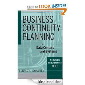 Business Continuity Planning for Data Centers and Systems A Strategic 