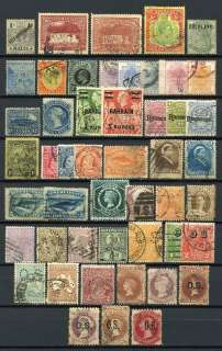 1867 to 1956 (Lot of 72) British Commonwealth  F to VF  