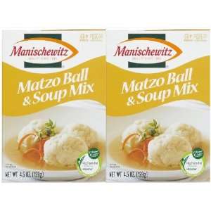 Manischewitz Matzo Ball Soup Mix, 4.5 Grocery & Gourmet Food