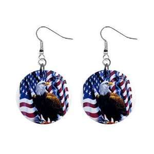   with Eagle Dangle Earrings Jewelry 1 inch Buttons 12310648 Jewelry