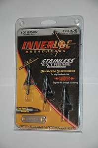   Stainless Extreme Fixed 3bld Broadheads 100gr 763743031730  