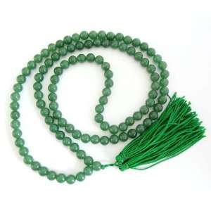  Green Jade Beads Tibetan Buddhist Prayer Meditation 108 