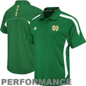  Fighting Irish Golf Shirts  Adidas Notre Dame Fighting Irish 2012 