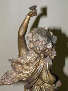 We are pleased to be offering this amazing antique bronzed spelter 