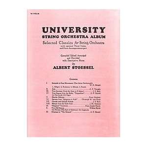  University String Orchestra Album: Musical Instruments