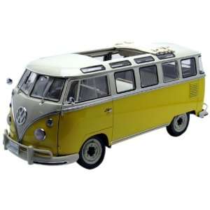   Volkswagen Samba Van Yellow/White 1/12 by Sunstar 5077: Toys & Games