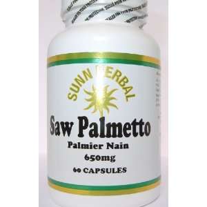  Saw Palmetto 60 650mg capsules for Prostate Problems 