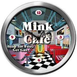  MINK 14 Inch Cafe Metal Clock Quartz Movement: Kitchen 