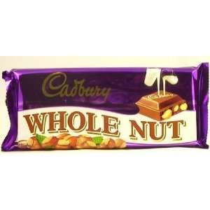 Cadbury Dairy Milk Whole Nut Standard Bar (Irish)   49g:  