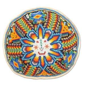  Beadwork offering bowl, Father Sun