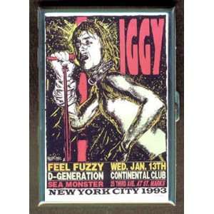 IGGY POP 1993 POSTER GERMANY ID Holder, Cigarette Case or Wallet MADE 