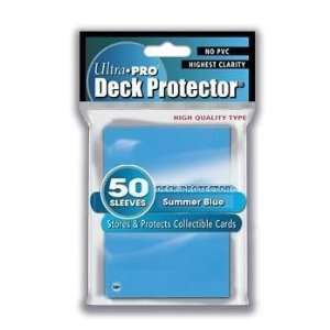  Ultra Pro Sleeves: Summer Blue Deck Protectors (50): Toys 