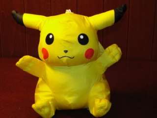 Pokemon PIKACHU Plush BATH SPONGE BUDDIE Tub Toy Stuffed Yellow 