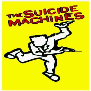  The Suicide Machines   Logo with Guy and Needle on Yellow 