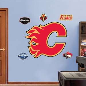  Calgary Flames Logo Fathead NIB 