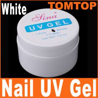 White UV Builder Gel Nail Art Polish French Tips New  
