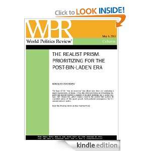 Prioritizing for the Post Bin Laden Era (The Realist Prism, by Nikolas 