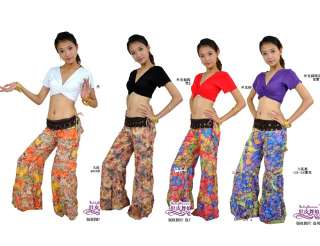 Belly Dance Short Sleeves Cotton Top Bra Blouse BD 019  