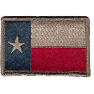  Texas Tactical Patch   Subdued Silver 