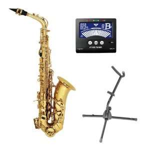   Student Alto Saxophone w/ Bonus Instrument Store Saxophone Stand and