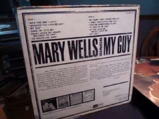 MARY WELLS ORIGINAL MOTOWN LP SINGS MY GUY8  