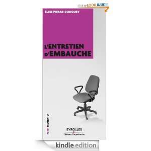 entretien dembauche (Petit mémento) (French Edition) Élise 