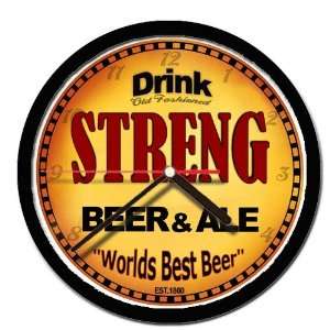  STRENG beer and ale cerveza wall clock: Everything Else