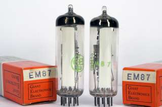 NOS (New Old Stock) GEB EM87 vintage electron tubes made in GERMANY 