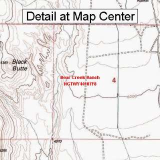   Map   Bear Creek Ranch, Wyoming (Folded/Waterproof)