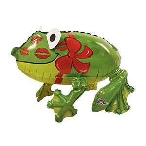  22 Frog with Kisses Air Walker Mylar Balloon: Health 