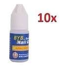 10x 3g BYB Professional Nail Glue French Art False Tips