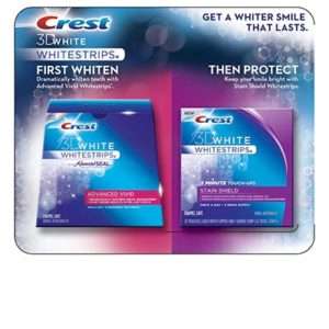 CREST 3D WHITE STRIPS ADVANCED SEAL AND STAIN SHIELD 70  
