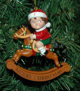 Campbells Soup Rocking Horse Christmas Ornament  