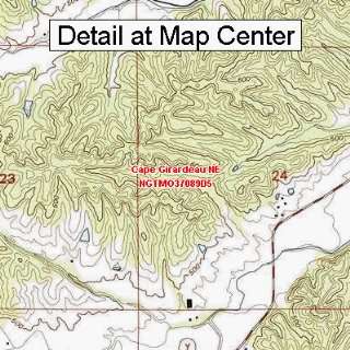  USGS Topographic Quadrangle Map   Cape Girardeau NE 