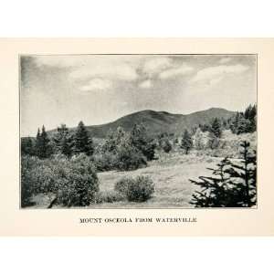  1925 Print Mount Osceola Waterville White Mountains New 