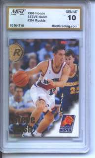 STEVE NASH 1996 Scoreboard MGS 10 Rookie 1st Card Gem  