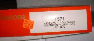   HO Cab Forward 4 8 8 2 Steam Engine Southern Pacific #4270 ~ VIDEO