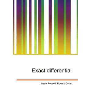  Exact differential Ronald Cohn Jesse Russell Books