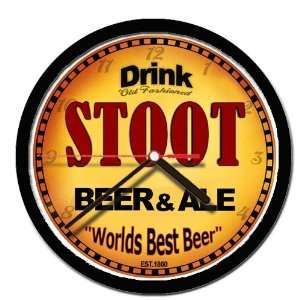  STOOT beer and ale cerveza wall clock: Everything Else