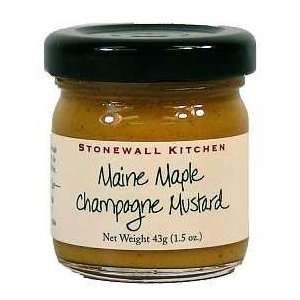 Stonewall Kitchen Maine Maple Champagne Mustard (box of 36):  