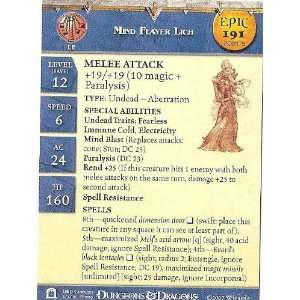  Dungeons and Dragons Miniatures Mind Flayer Lich Epic 